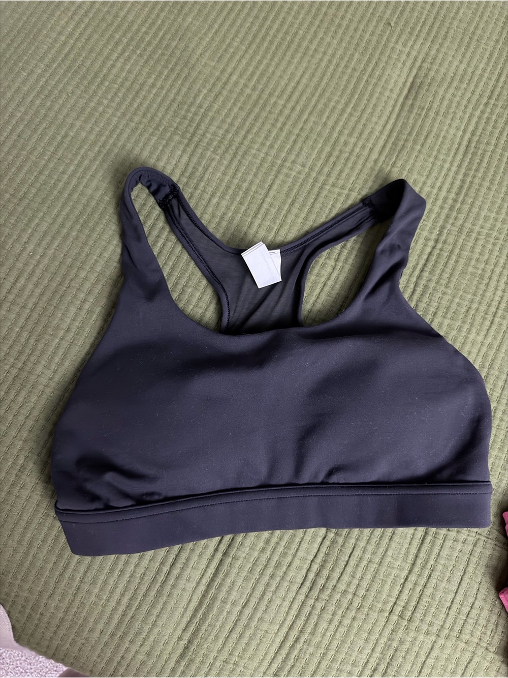 lululemon athletica Black Racerback Sports Bra